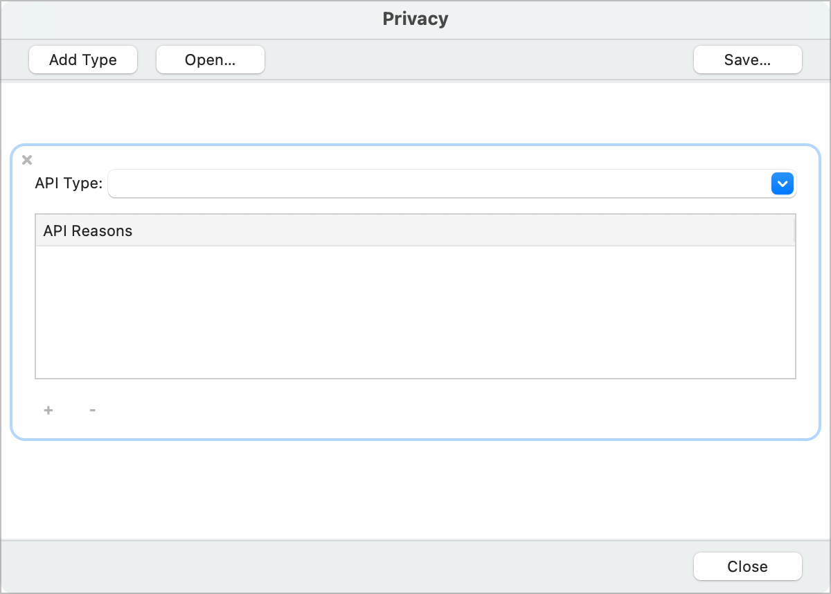 ../../../_images/ios_privacy_manifest_editor.png